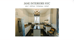 Desktop Screenshot of janeinteriorsnyc.com